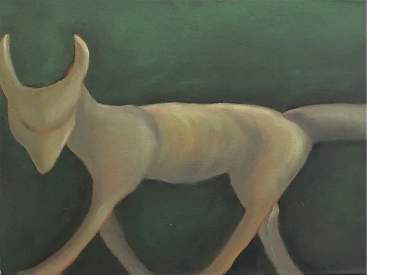 Geissen / Sagenwesen, Werk 31 von 33, 30 × 40 cm — Pia Schläppi