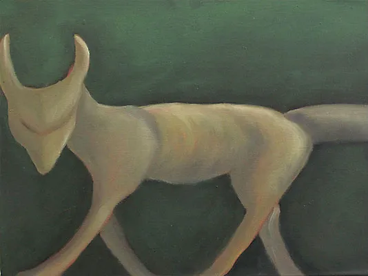 Geissen / Sagenwesen, Werk 31 von 33, 30 × 40 cm — Pia Schläppi