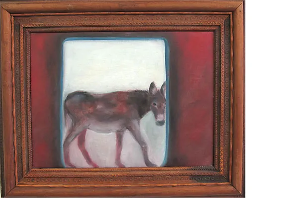 Geissen / Sagenwesen, Werk 26 von 33, 40 × 50 cm — Pia Schläppi