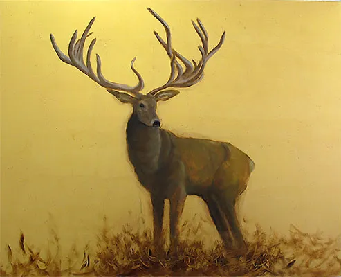 Geissen / Sagenwesen, Werk 27 von 33, 40 × 50 cm — Pia Schläppi