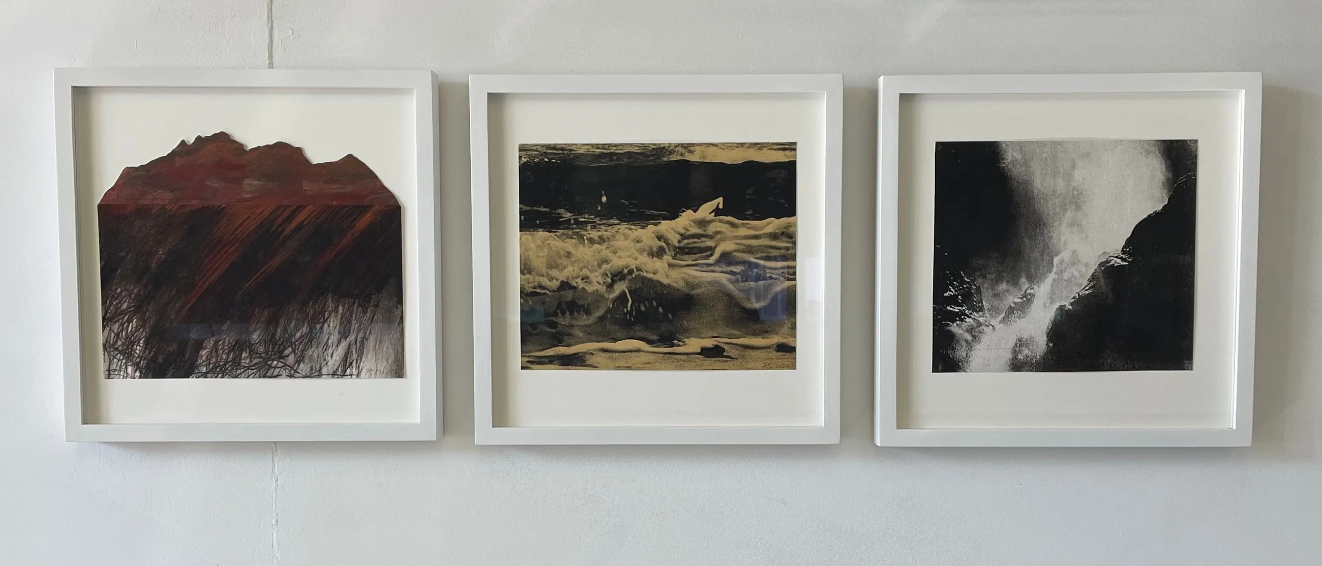 Tiefdruck / Monotypien Gumprint, Werk 44 von 47, 30 × 30 cm — Pia Schläppi